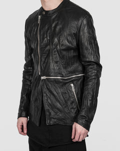 La haine inside us - Zip leather jacket - Stilett.com