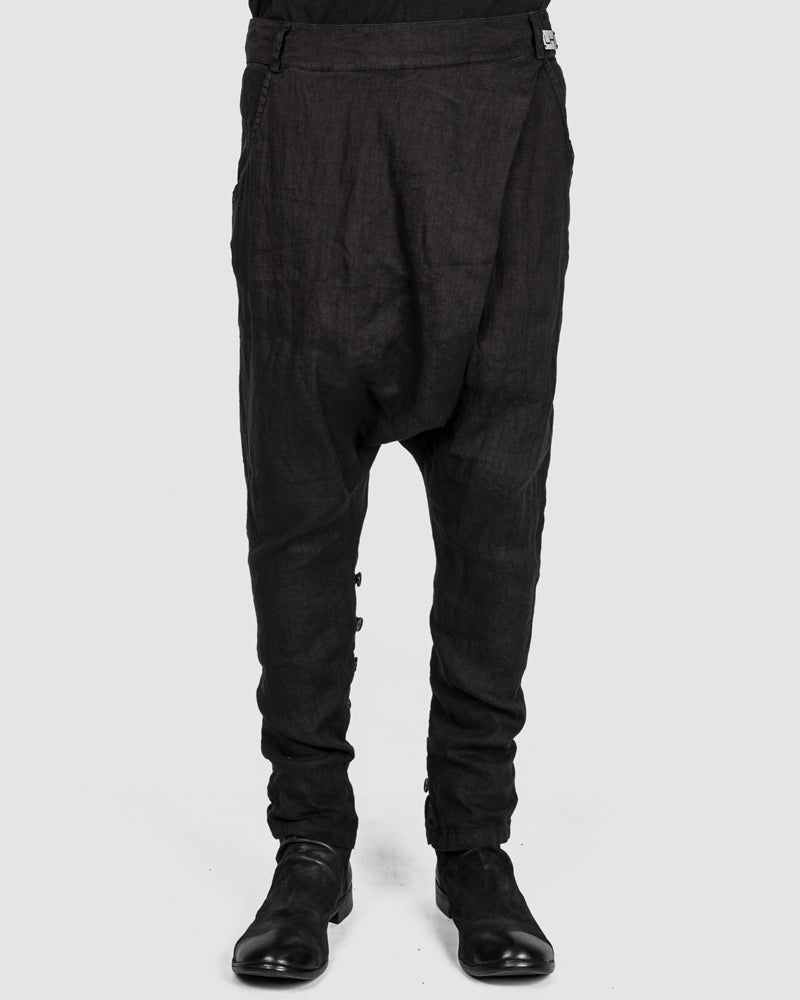 La haine inside us - Back zipped drop pants - Stilett.com
