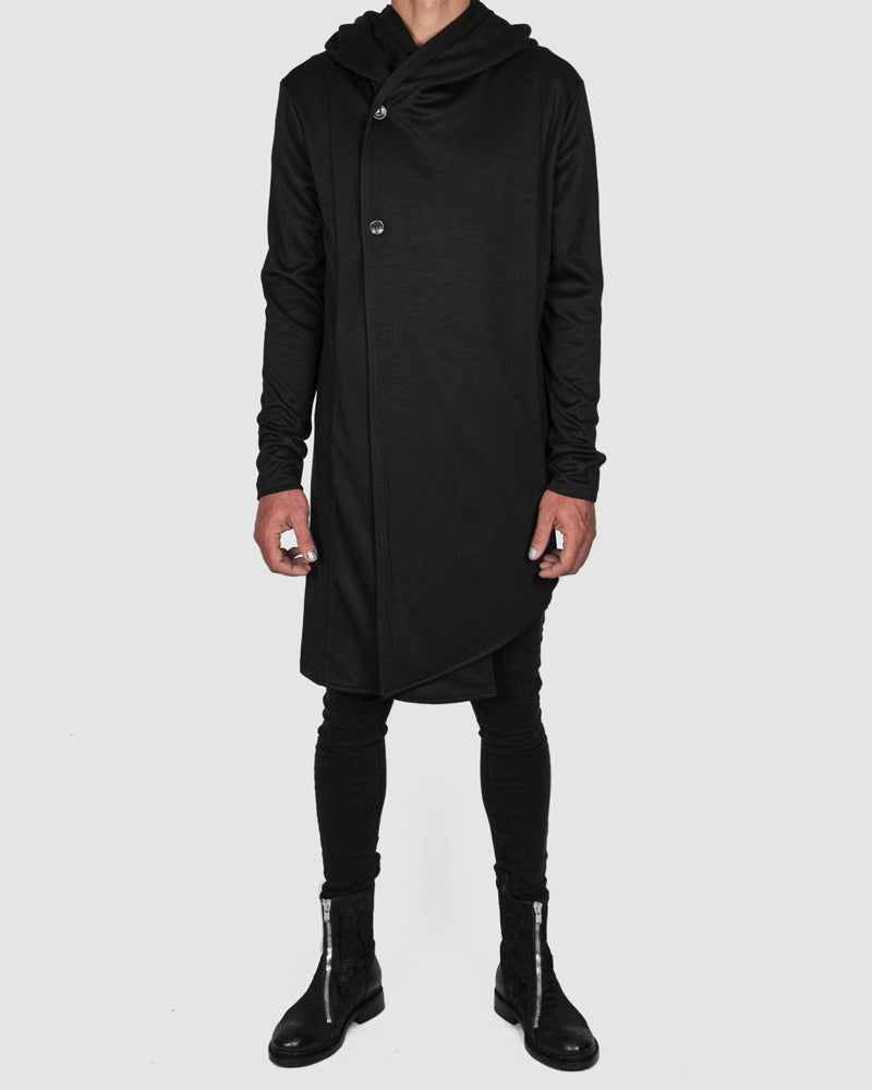 La haine inside us - Asymmetric hooded cardigan - Stilett.com