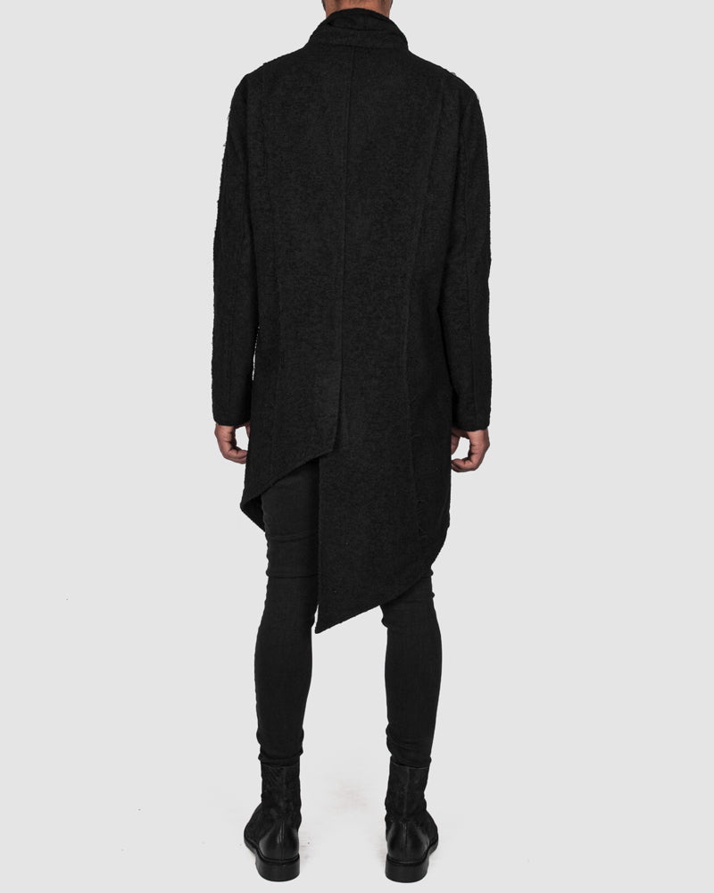 La haine inside us - Asymmetric unlined coat - Stilett.com