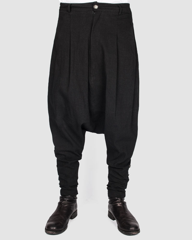 La haine inside us - Buttoned drop pants - Stilett.com