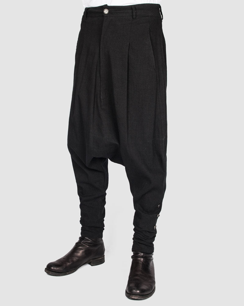 La haine inside us - Buttoned drop pants - Stilett.com