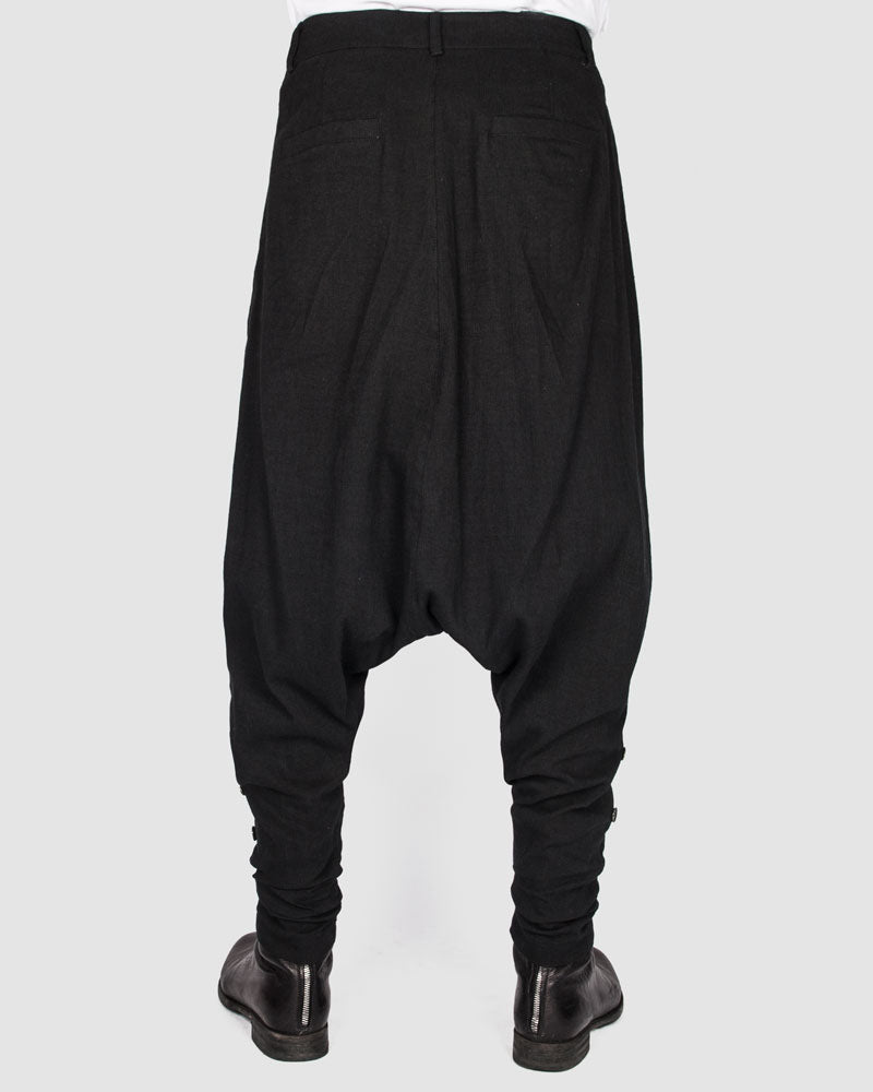 La haine inside us - Buttoned drop pants - Stilett.com