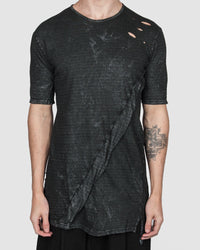 La haine inside us - Coated distressed tshirt - Stilett.com