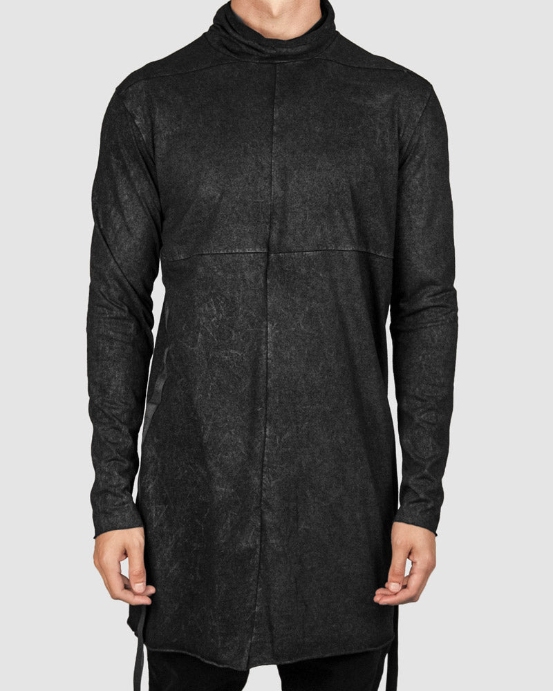 La haine inside us - Cross-panel turtleneck long sleeve - Stilett.com