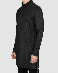 La haine inside us - Cross-panel turtleneck long sleeve - Stilett.com