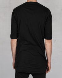 La haine inside us - Frontal seam tshirt long black - Stilett.com
