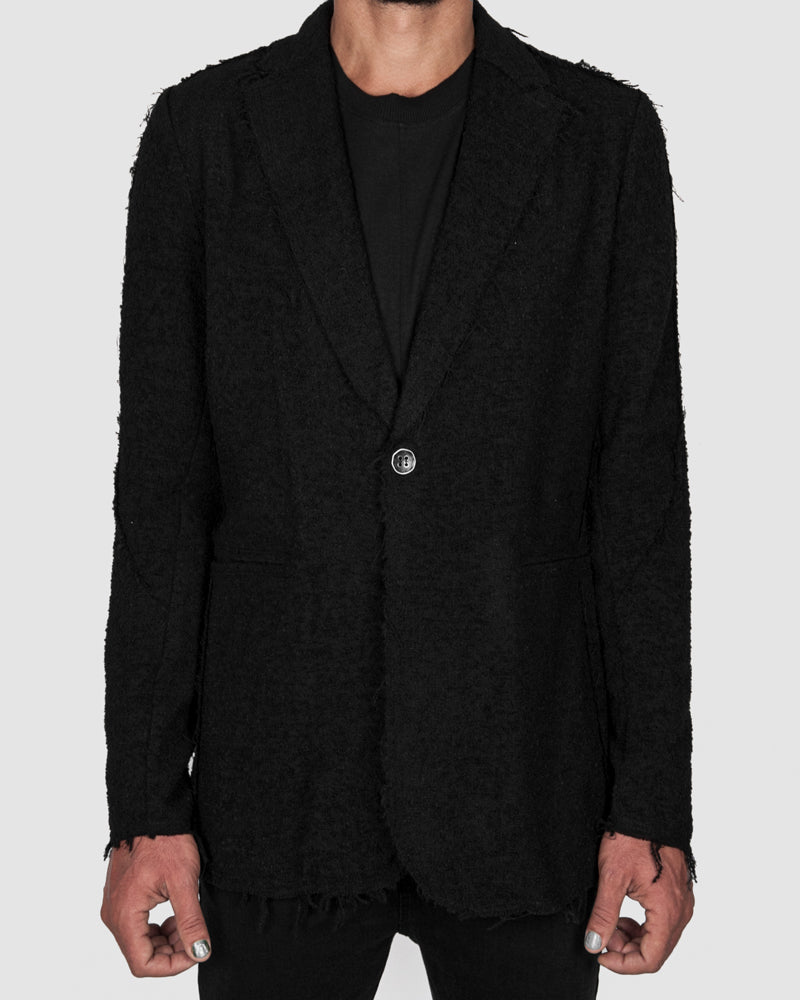 La haine inside us - One buttoned unlined jacket - Stilett.com