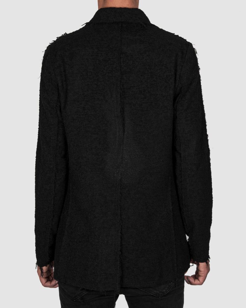 La haine inside us - One buttoned unlined jacket - Stilett.com