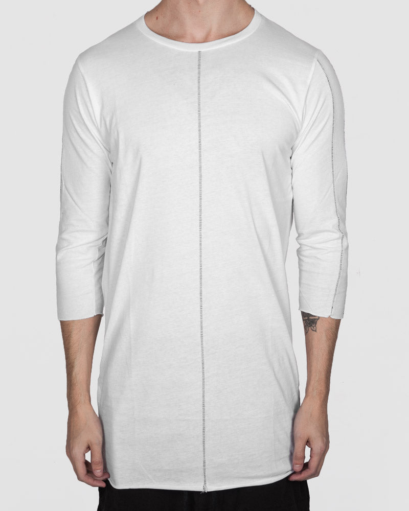 La haine inside us - Scar stitched tshirt white - Stilett.com