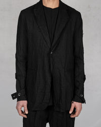 La haine inside us - Single button crumpled jacket - Stilett.com