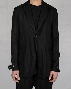 La haine inside us - Single button crumpled jacket - Stilett.com
