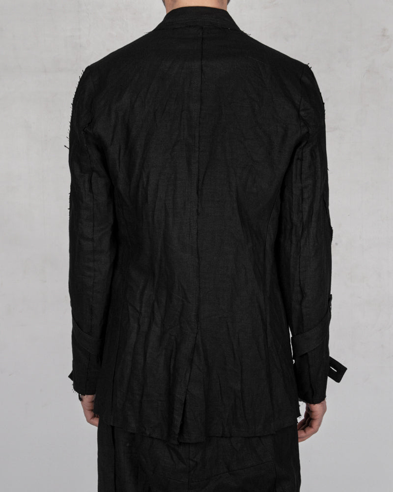 La haine inside us - Single button crumpled jacket - Stilett.com