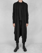 La haine inside us - Asymmetric viscose cardigan - https://stilett.com/