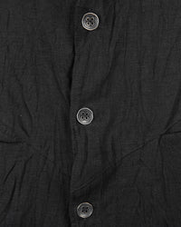 La haine inside us - Buttoned linnen vest - Stilett.com