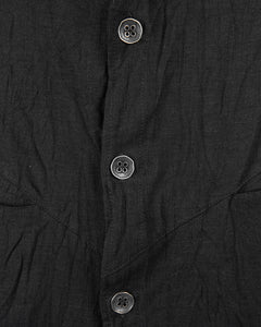 La haine inside us - Buttoned linnen vest - Stilett.com