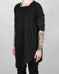 Cadet asymmetric oversize cotton tshirt