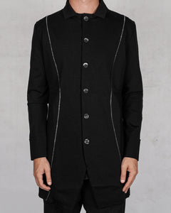 La haine inside us - Contrast seam blazer - Stilett.com