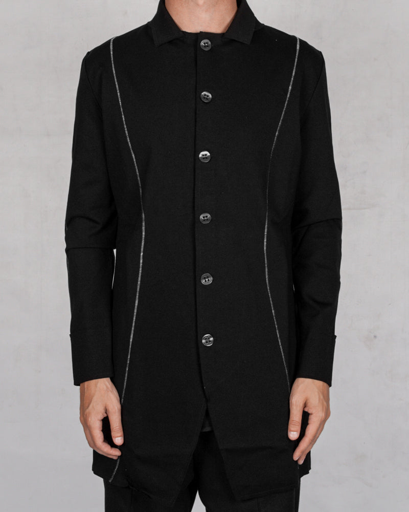 La haine inside us - Contrast seam blazer - Stilett.com