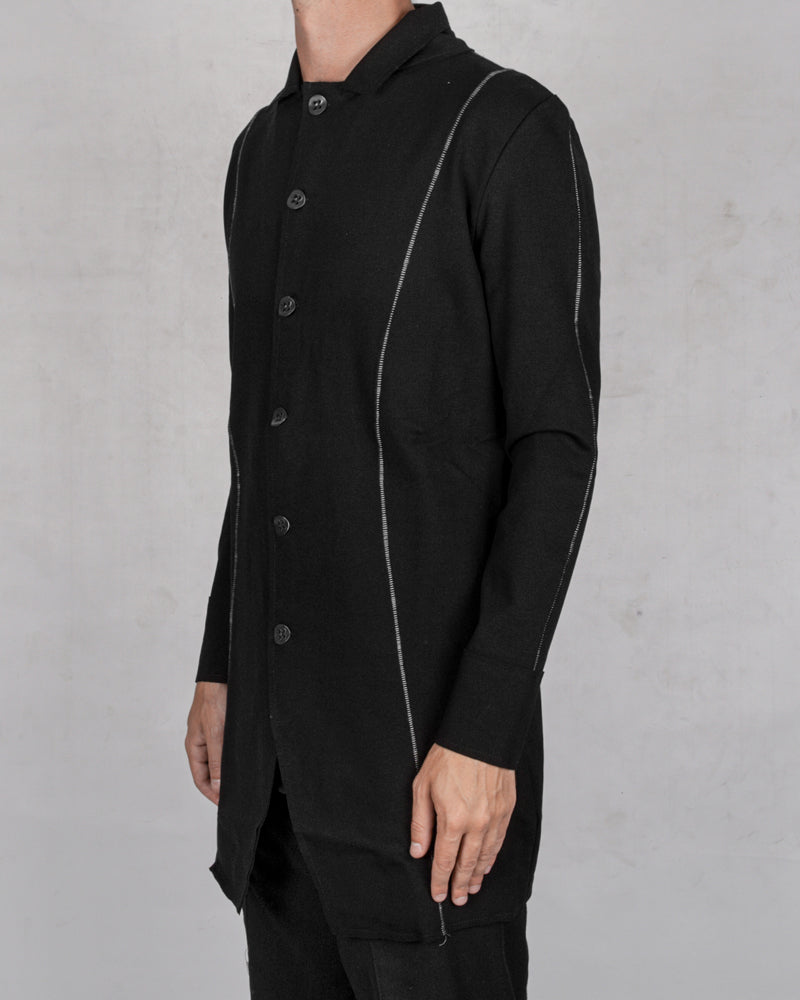 La haine inside us - Contrast seam blazer - Stilett.com