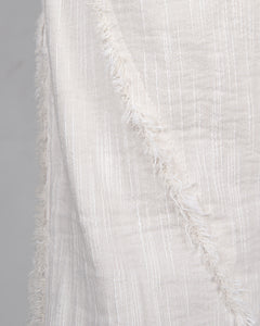 La haine inside us - Cotton trousers white - Stilett.com