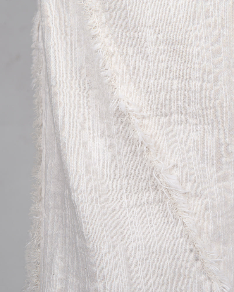 La haine inside us - Cotton trousers white - Stilett.com