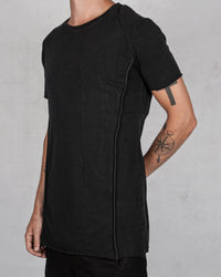 La haine inside us - Crew neck jersey t-shirt black - Stilett.com