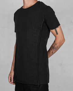 La haine inside us - Crew neck jersey t-shirt black - Stilett.com