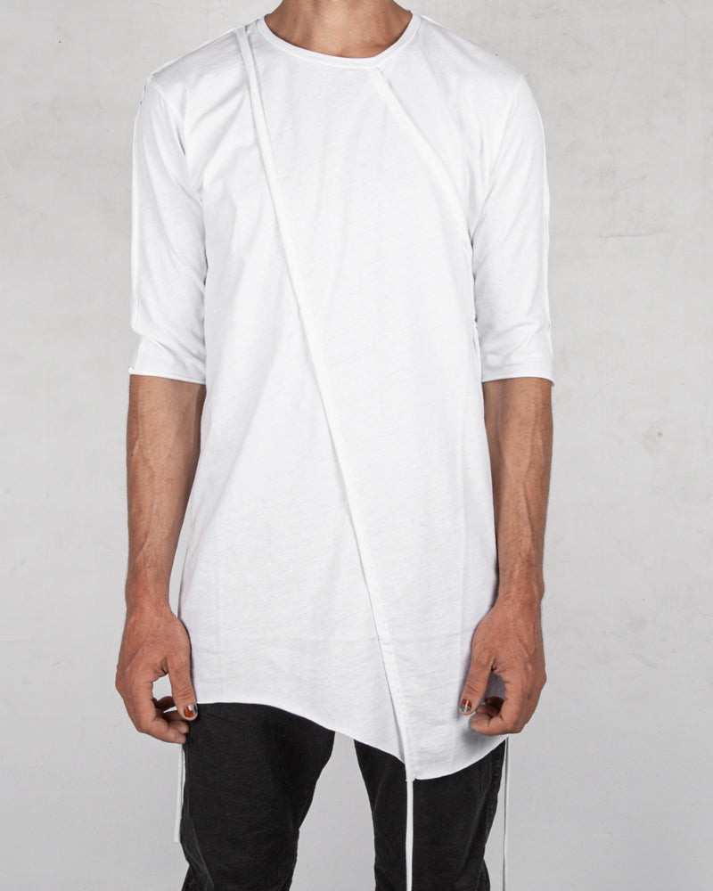La haine inside us - Crew neck jersey tshirt white - Stilett.com
