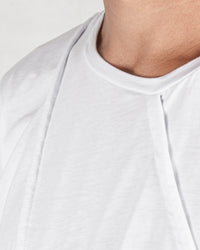 La haine inside us - Crew neck jersey tshirt white - Stilett.com