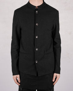 Crumpled linen cotton jacket