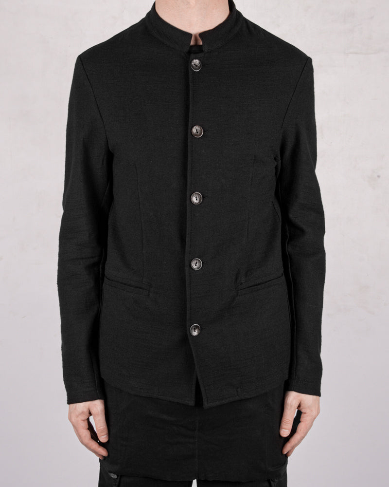 Crumpled linen cotton jacket