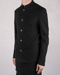 Crumpled linen cotton jacket