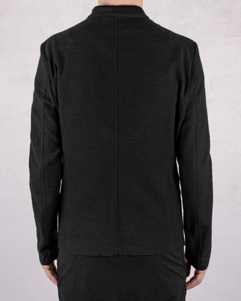 Crumpled linen cotton jacket
