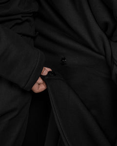 La haine inside us - Doubled carbonbrasch fleece coat - Stilett.com