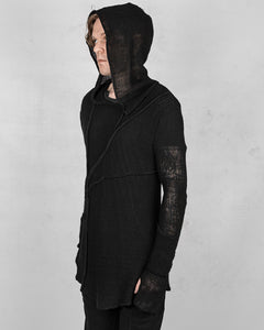 Dubz knitted hood sweater