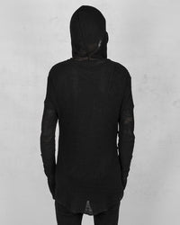 Dubz knitted hood sweater