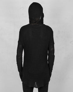 Dubz knitted hood sweater