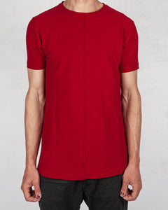 Xagon - Flammed cotton tshirt red - Stilett.com