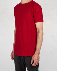 Xagon - Flammed cotton tshirt red - Stilett.com