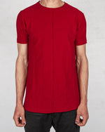Xagon - Flammed cotton tshirt red - https://stilett.com/