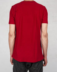 Xagon - Flammed cotton tshirt red - Stilett.com