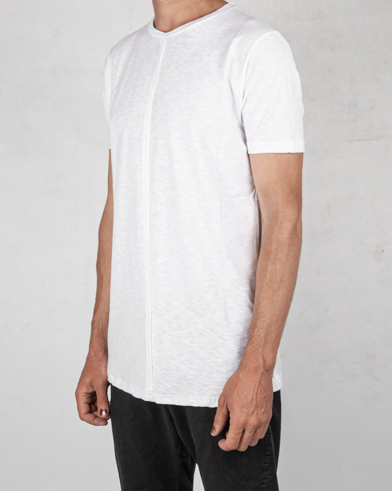 Xagon - Flammed cotton tshirt white - Stilett.com