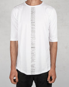 La haine inside us - Frontal seam tshirt regular white - Stilett.com