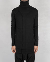 La haine inside us - High neck wool sweater - Stilett.com