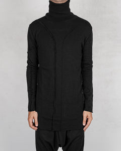 La haine inside us - High neck wool sweater - Stilett.com