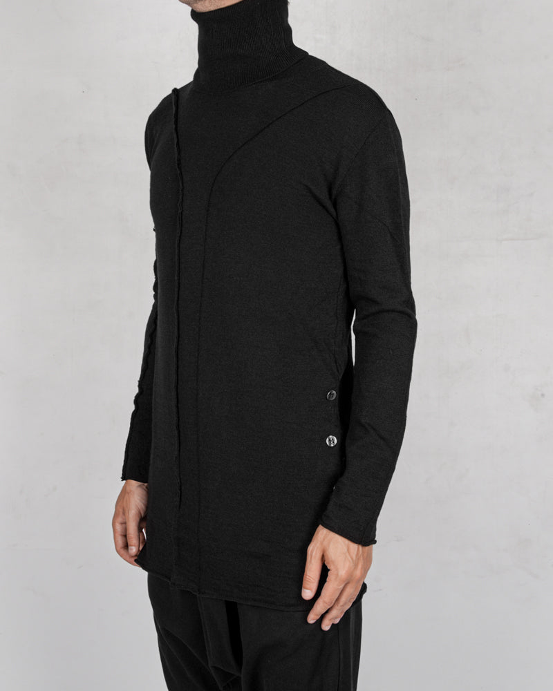 La haine inside us - High neck wool sweater - Stilett.com