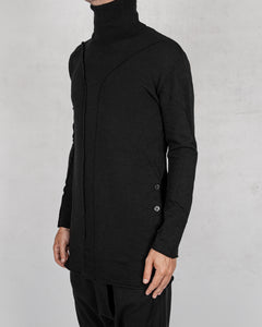 La haine inside us - High neck wool sweater - Stilett.com