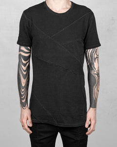 Jhus regular cotton & fine rib cold dyed tshirt