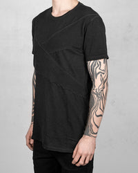 Jhus regular cotton & fine rib cold dyed tshirt
